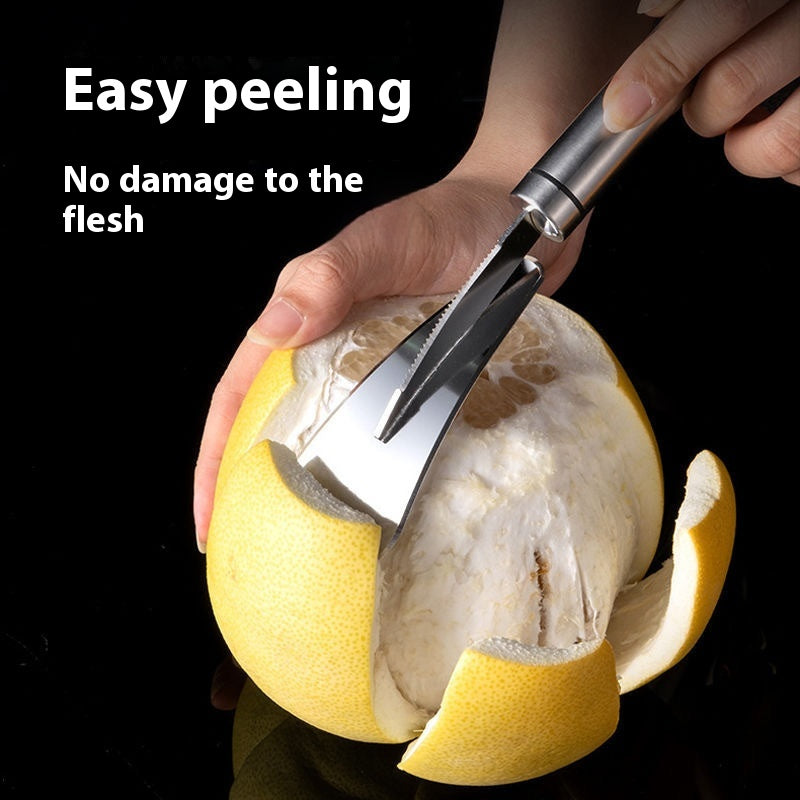 Stainless Steel Grapefruit Peeler Kitchen Gadget - Easy Orange & Pomelo Peel