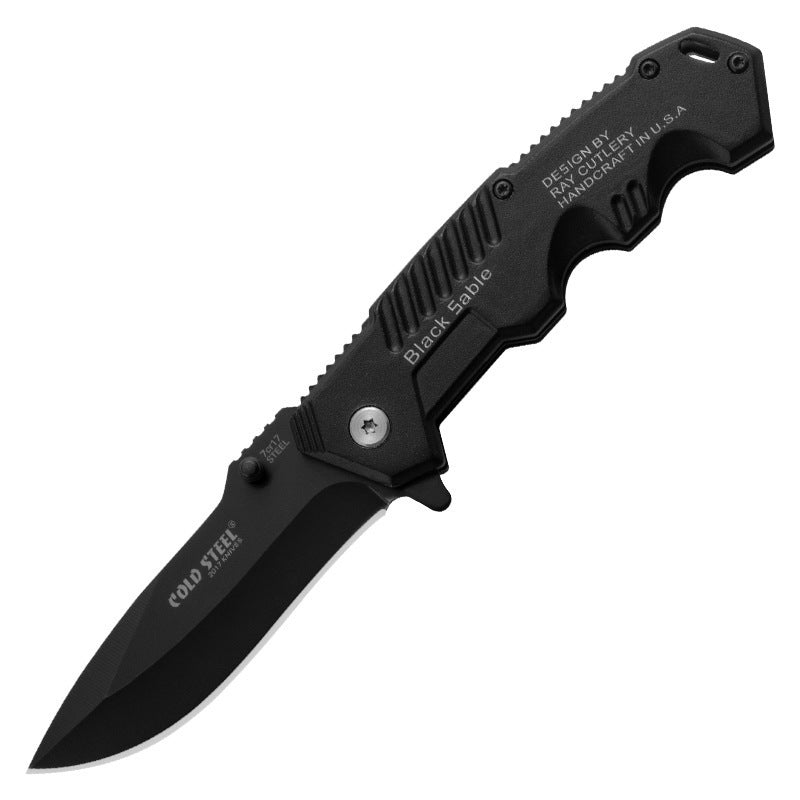 Multi-Functional Mini High Hardness Self-Defense Folding Knife - Stainless Steel