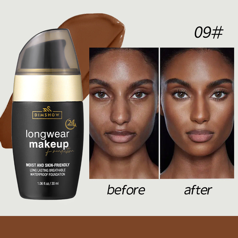 Long-Lasting Oil Control Liquid Foundation Cream for All Skin Types