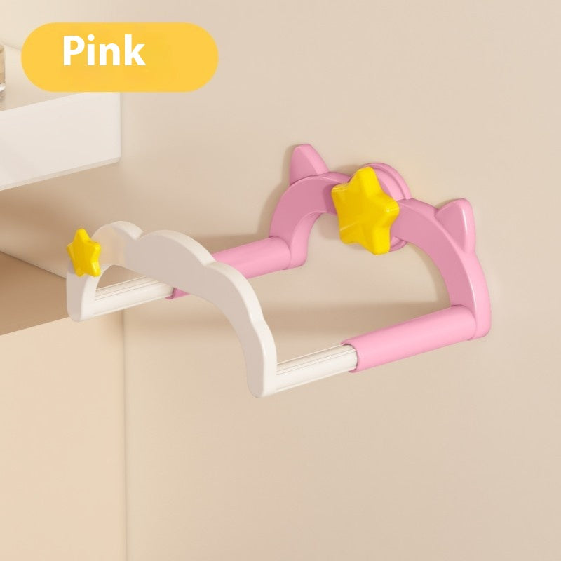 Heavy Duty Wall Hanging Shelf with Load Capacity 5kg - Punch-Free Storage Rack