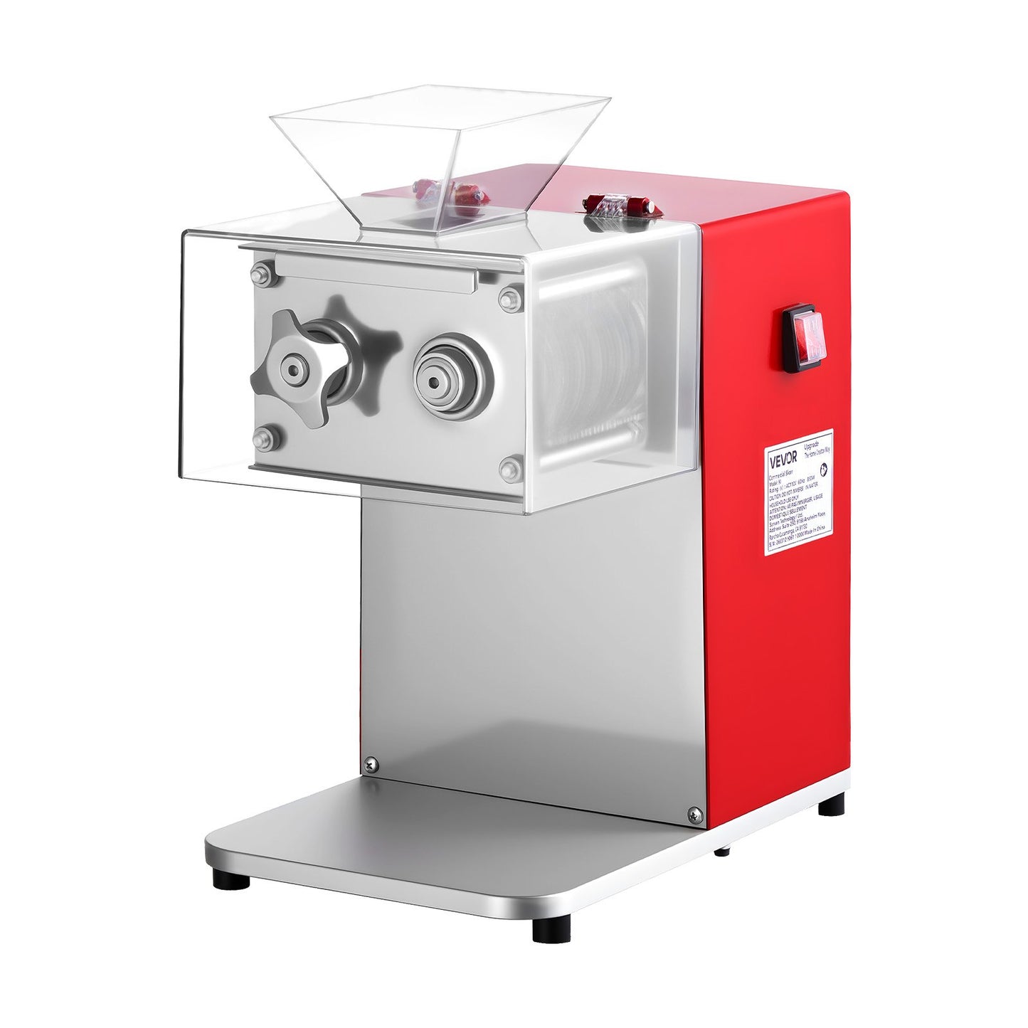 Electric Meat Slicer 850W Commercial Food Cutter with Stainless Steel Blade