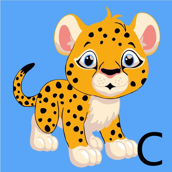 Children's Digital Painting Kit - Animal Art DIY Home Decor