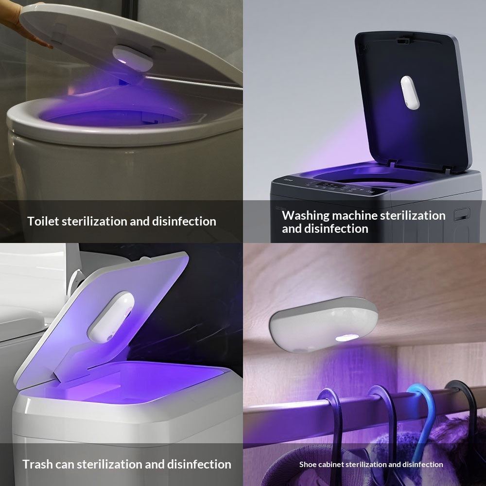 Portable UV Sterilizer Night Light with Motion Sensor and USB Charging