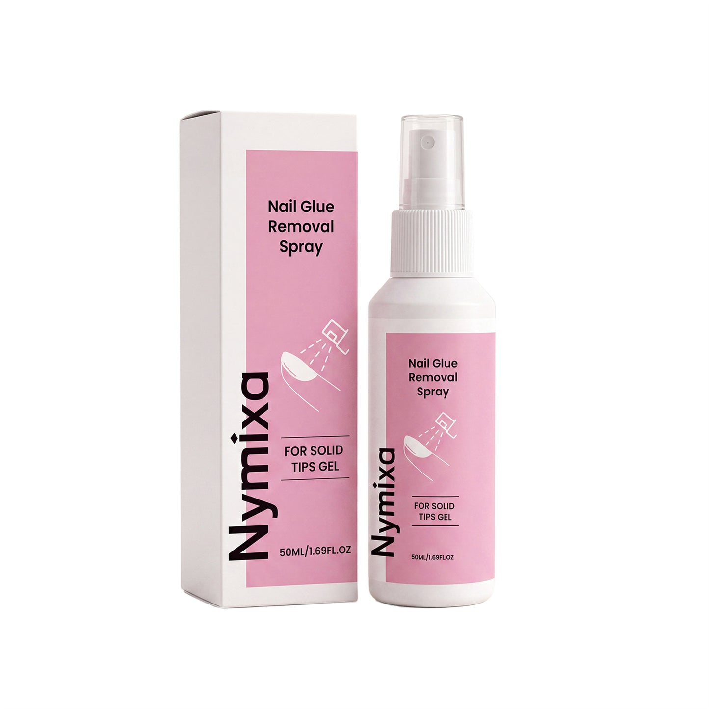 Nail Glue Removal Spray 50ml - Gentle Nail Care & Adhesive Remover