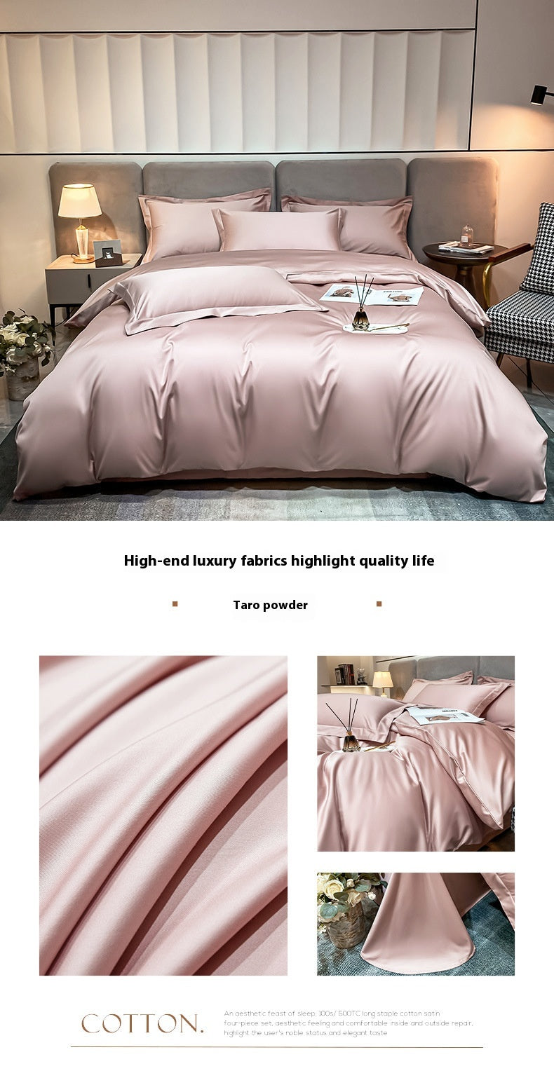 Egyptian Long-Staple Satin Cotton Fabric for Sewing & Home Decor, 140x140 or 280x130