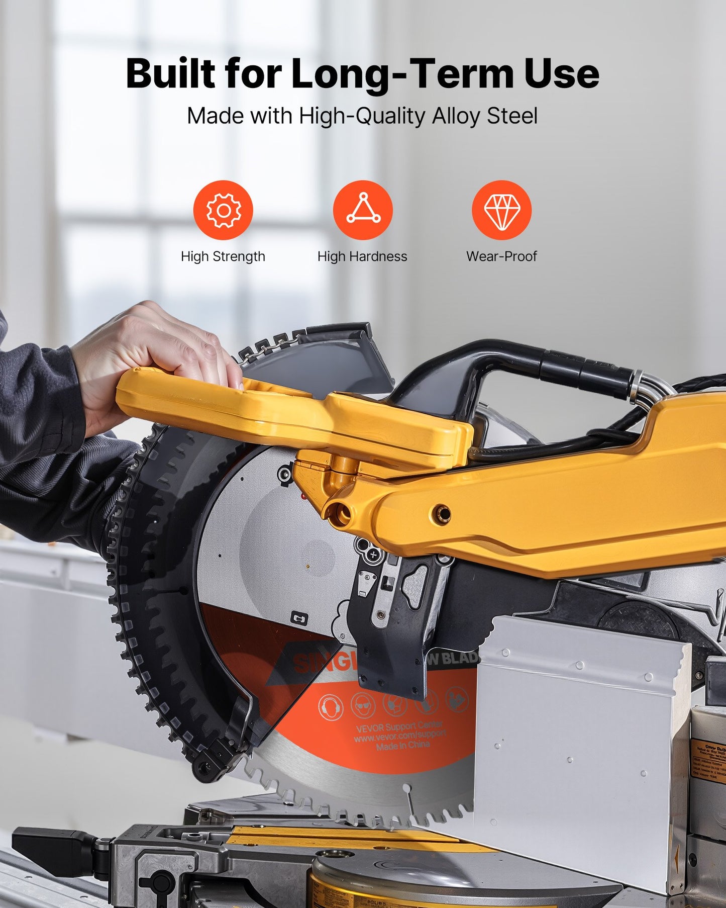 10-Inch Circular Saw Blade with 80 Teeth for Aluminum Cutting - Power Tools