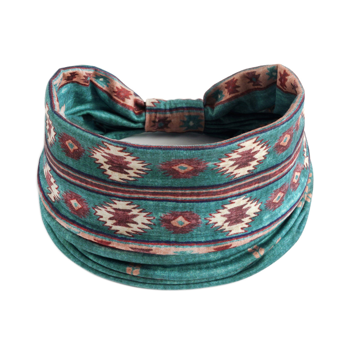 Vintage Printed Women's Stretch Knotted Hair Band - Hair Accessories