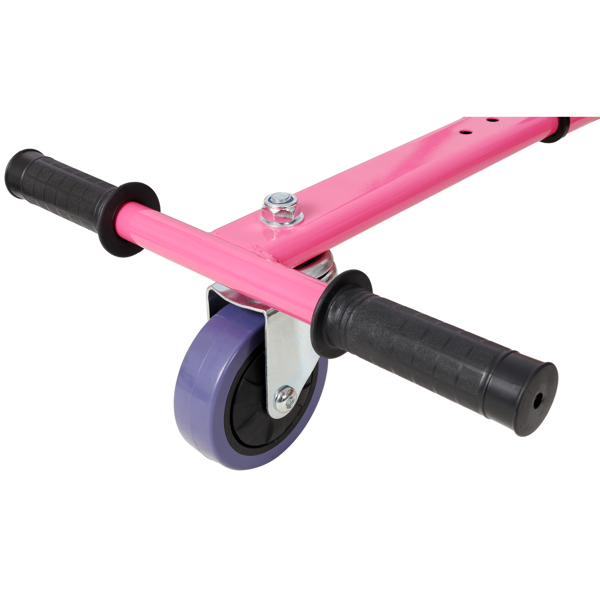 Hoverboard Go-Kart Seat Attachment - Adjustable Frame, Pink