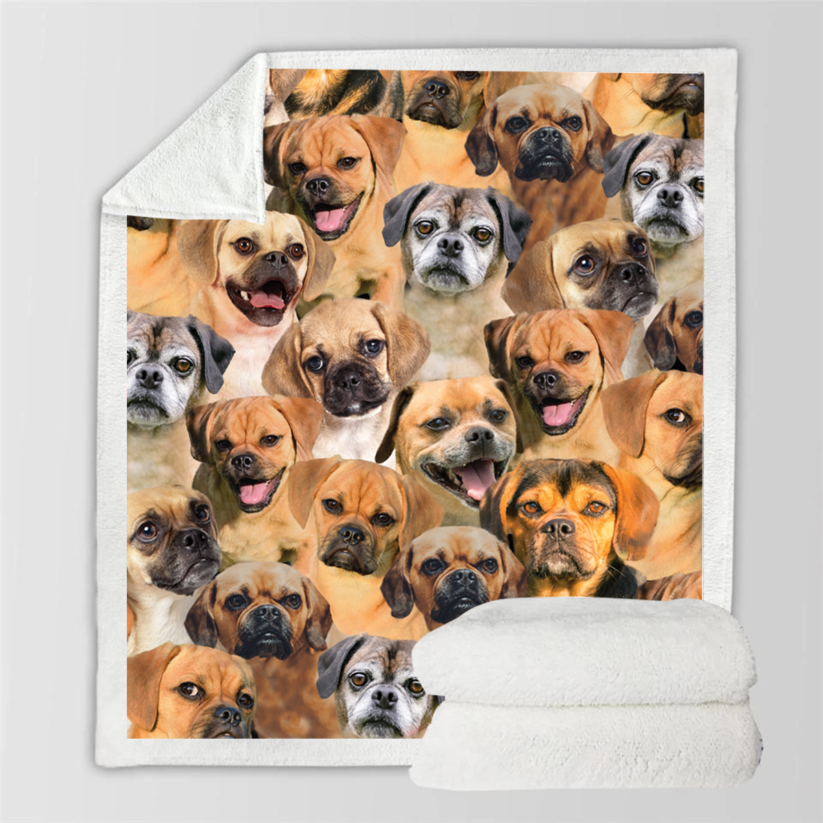 Printed Flannel Pet Dog Blanket - Multiple Sizes & Styles