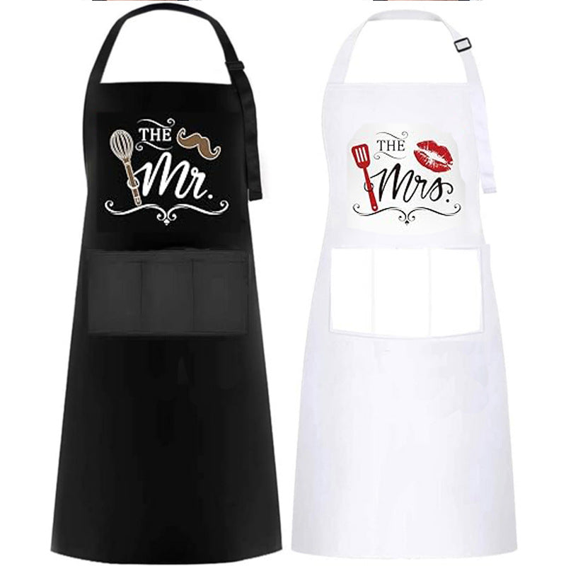 Waterproof Antifouling Kitchen Apron Set - Personalized Household Cooking Accessories