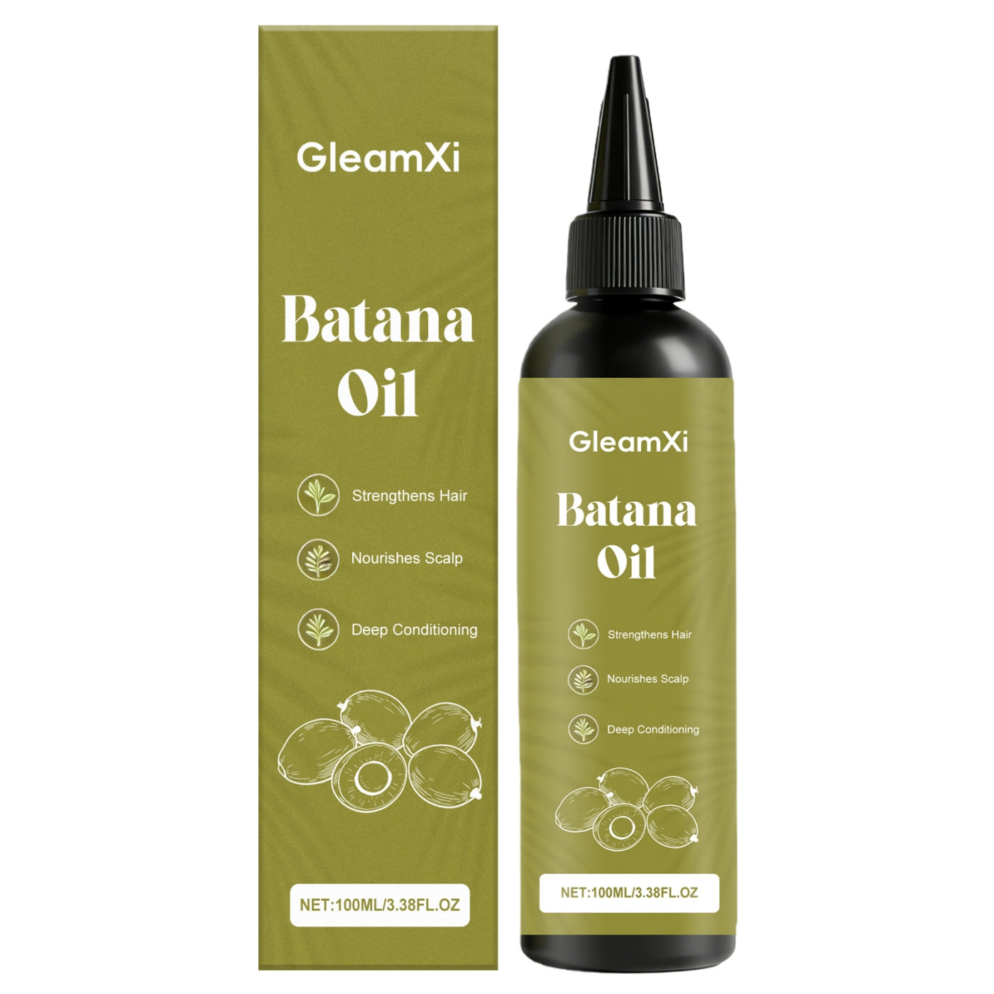 Nourishing Hair Care Oil 100ml - Hydrating Hair Treatment with Platthana Oil