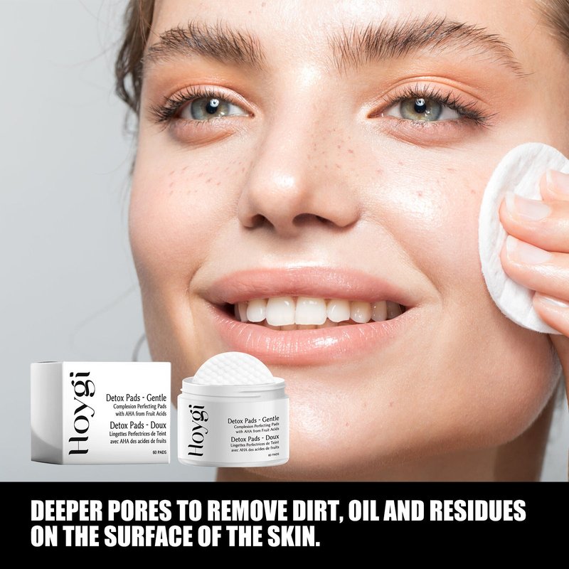 Facial Cleansing Pads with Hyaluronic & Glycolic Acid – Moisturizing Gasket