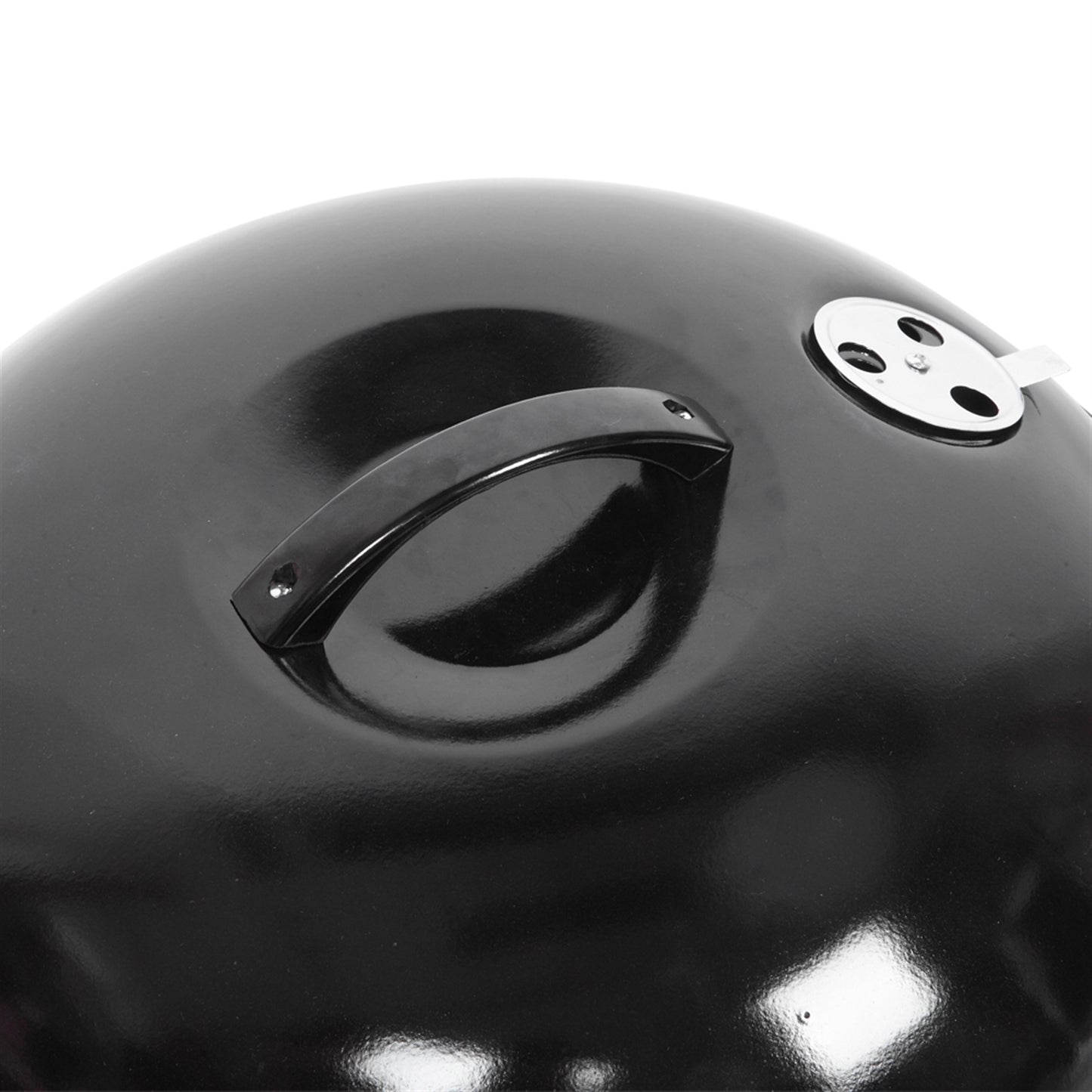 18-Inch Charcoal Grill with Spherical Design - Black