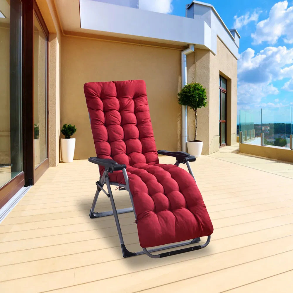 71x22in Outdoor Lounger Cushion for Recliners & Rocking Chairs