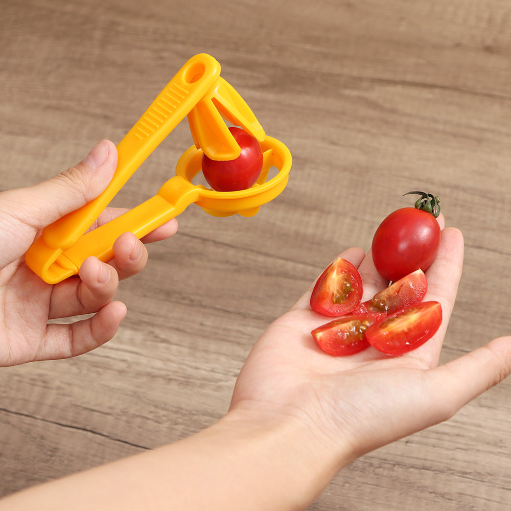 Tomato Slicer Cutter - Fruit & Vegetable Dicing Tool for Kitchen