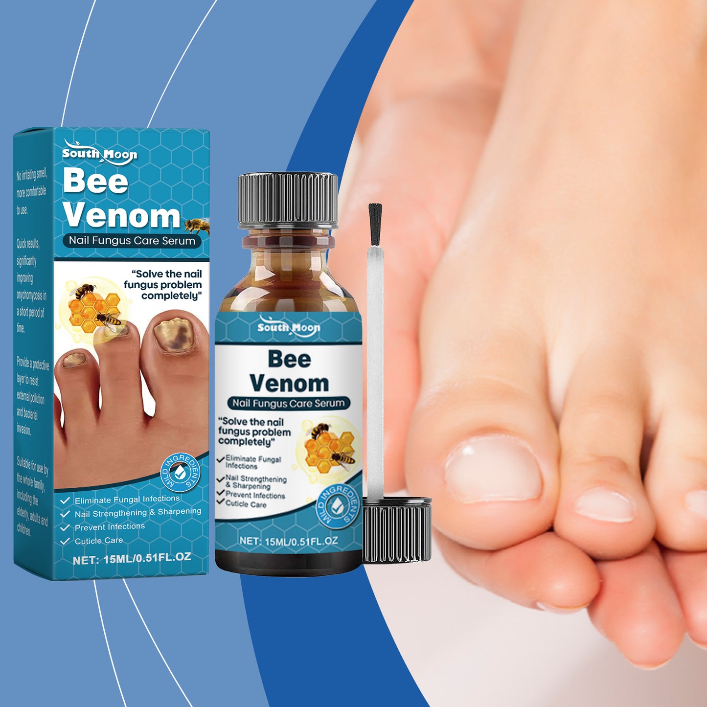 Nail Care Essence with Tea Tree Oil - 15ml Nail Repair & Growth Solution