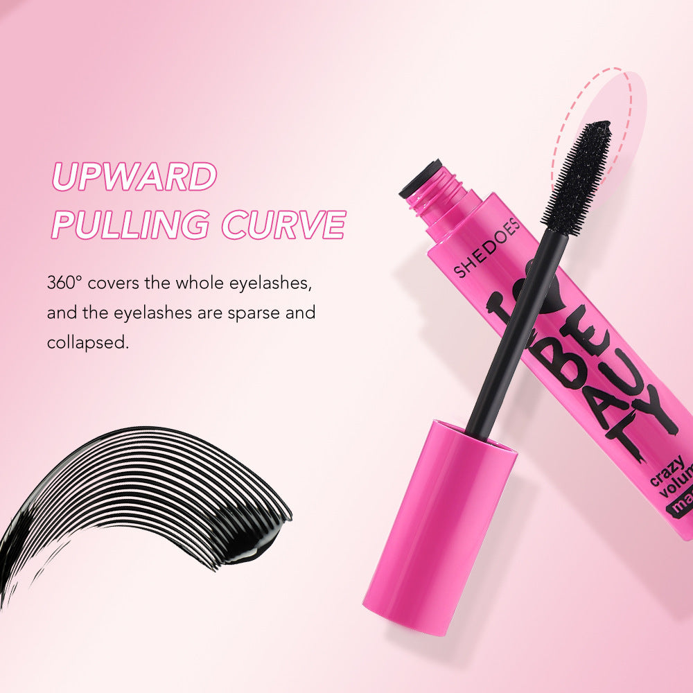 Waterproof Thick Lengthening Mascara Set - Smudge-Resistant, Large Capacity, 4 Colors