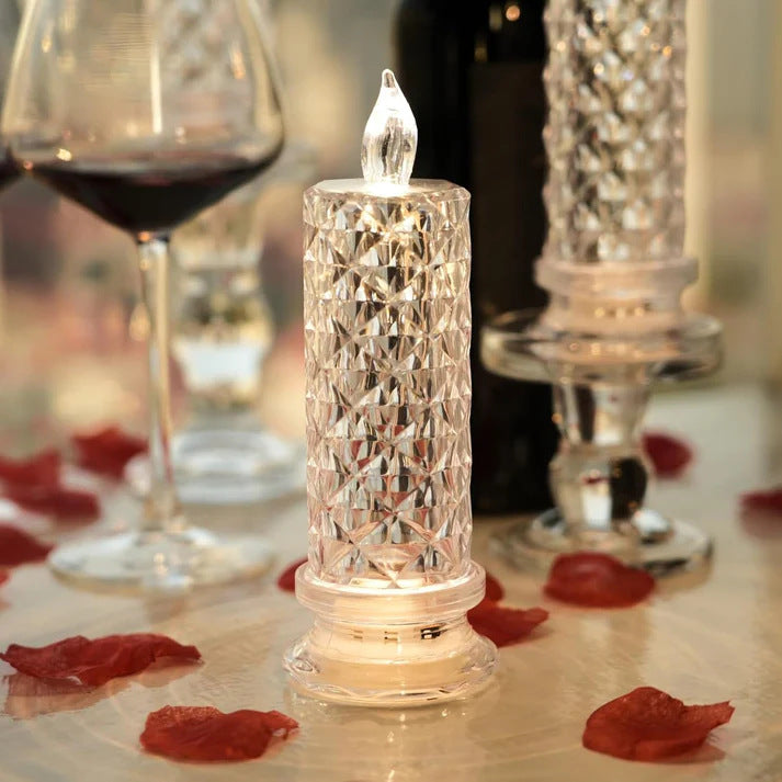 LED Flameless Candle Light with Shadow Effect for Home Decor