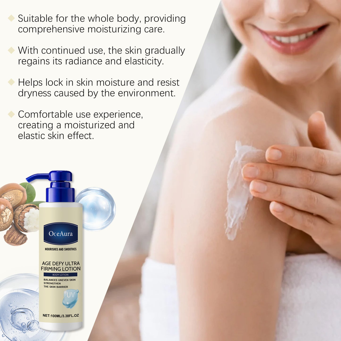 Firming Body Lotion with Niacinamide and Hyaluronic Acid - 100ml