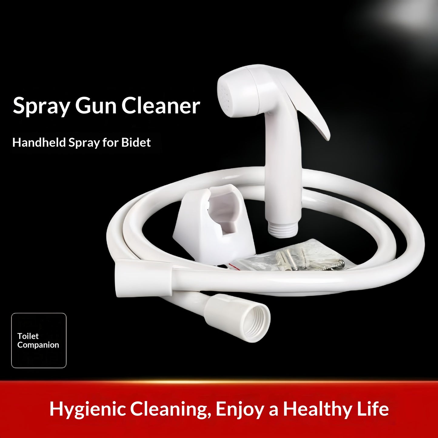 High-Pressure Toilet Cleaning Gun Set for Bathroom Sanitization