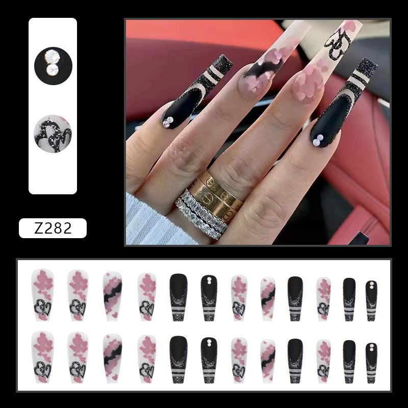 Removable Nail Art Patches - 24 Pieces Manicure Kit