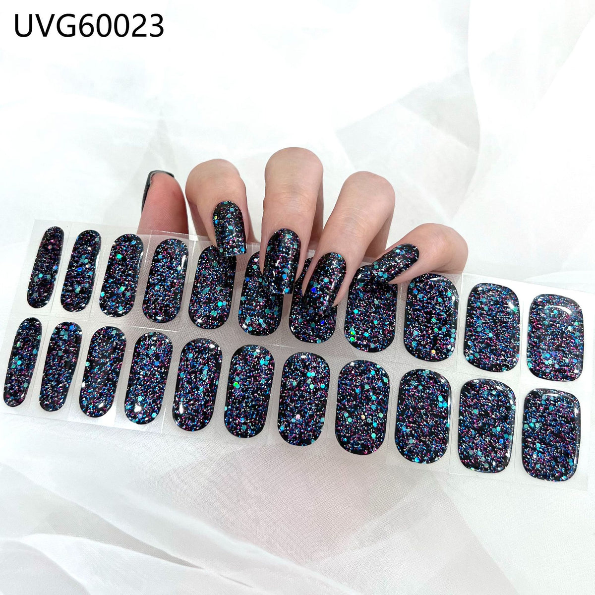 Transparent Nude UV Gel Nail Stickers