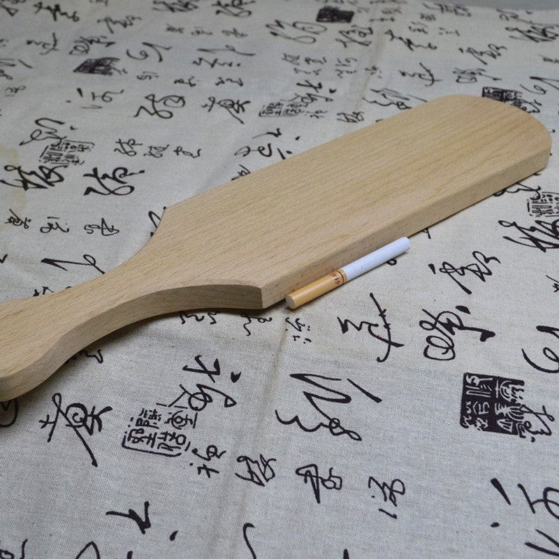 Large Beech Wood Hand Racket - Thickened Wooden Hand Clapper for Home & Garden