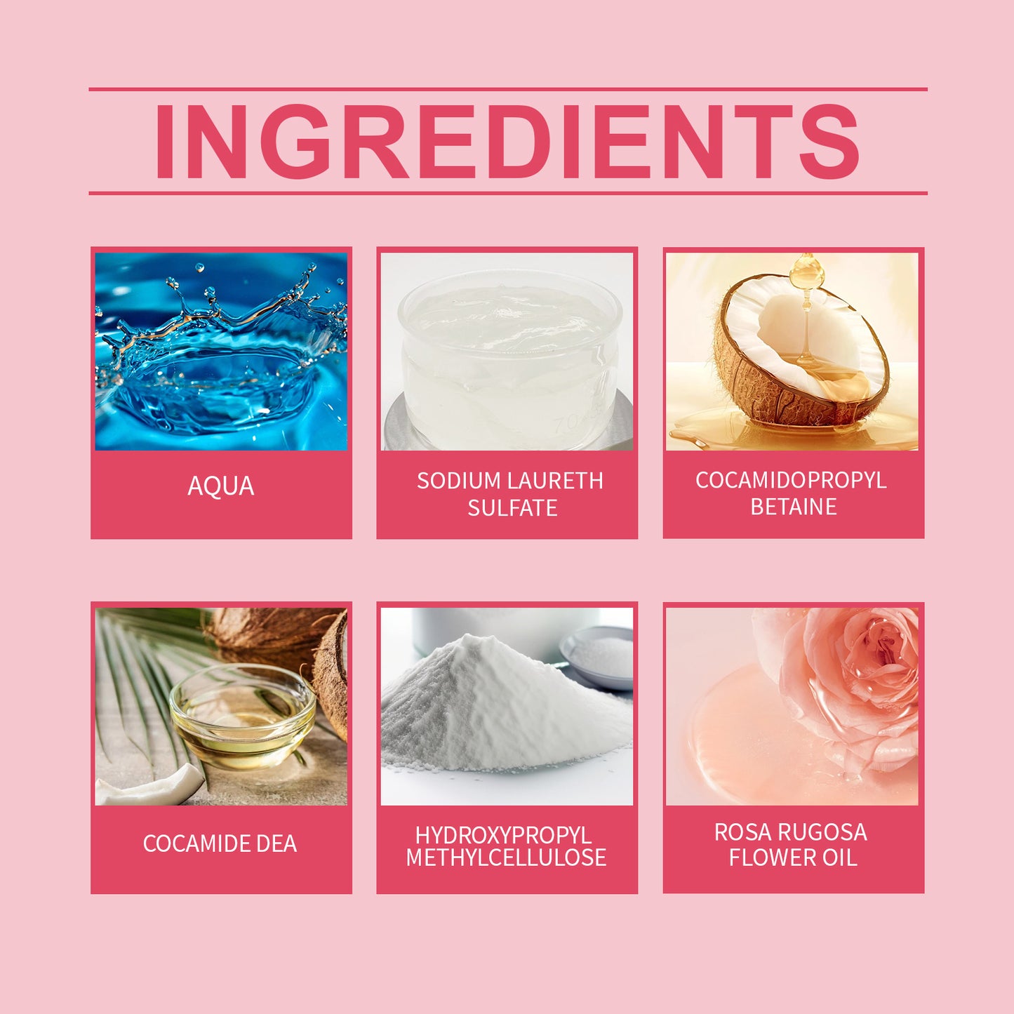 Rose Scented Moisturizing Body Wash - 100ml Gentle Cleansing Shower Gel