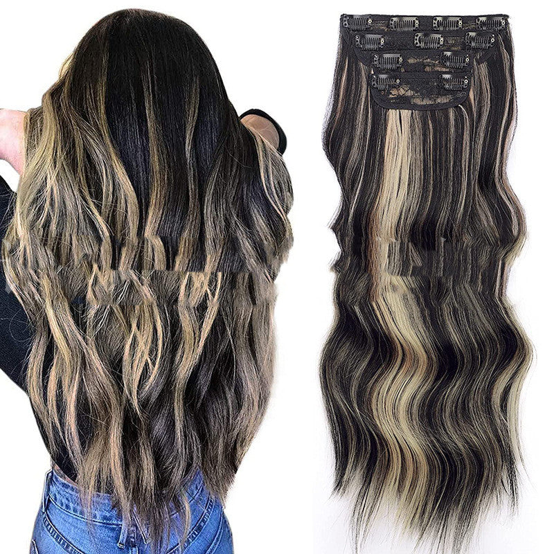 Synthetic Wig for Women 20 Inch High Temperature Fiber Hairpiece with Multiple Colors