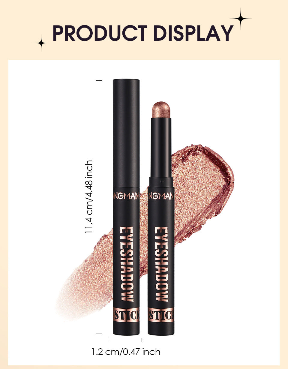 8 Color Eye Shadow Stick Set - Smudge-Resistant, Long-Wear Makeup
