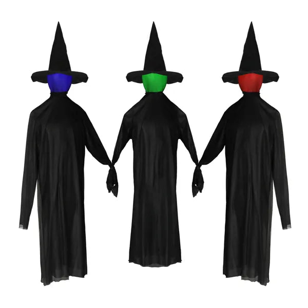 63" Halloween Witch Decoration with LED Lights & Sounds
