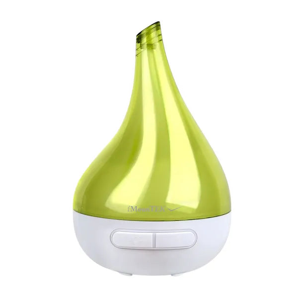 Drop-Shaped Ultrasonic Aroma Diffuser & Humidifier with 177ML Capacity - Green