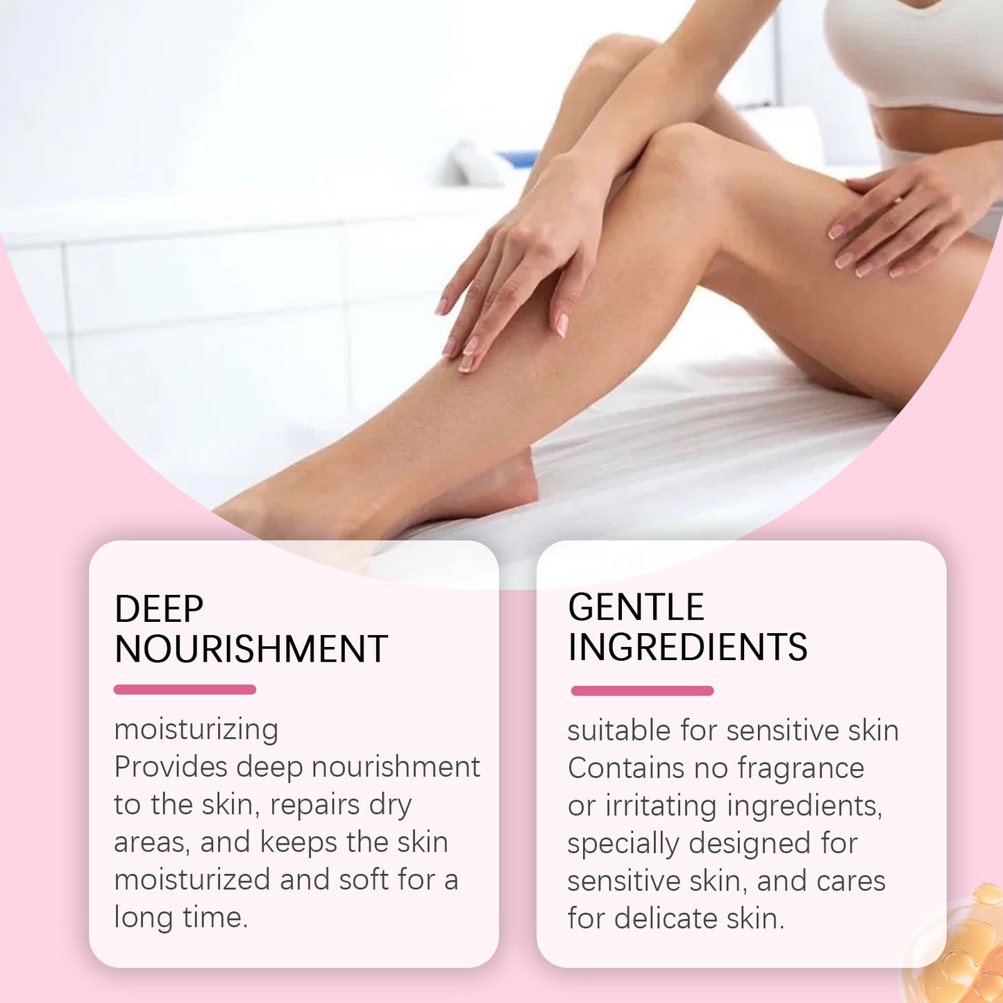 Moisturizing Body Cream for Dry & Sensitive Skin - Deep Nourishing Care