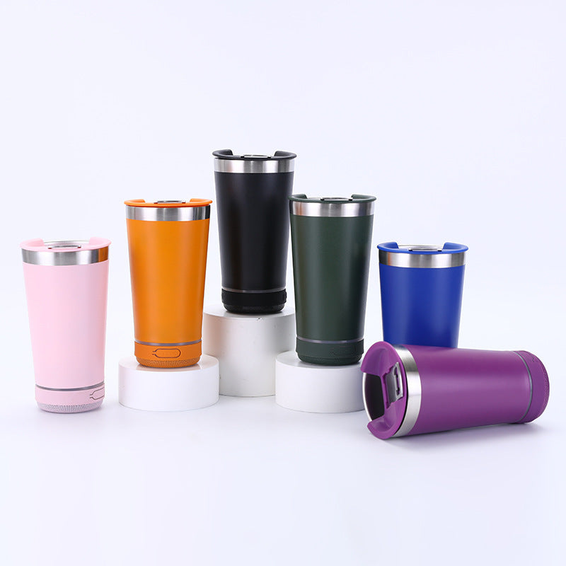 Bluetooth Stainless Steel Cup with Insulation 16oz - Cross-border Drinkware