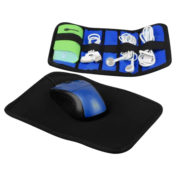 Portable Mouse Pad Case - Black Storage & Carrying Solution