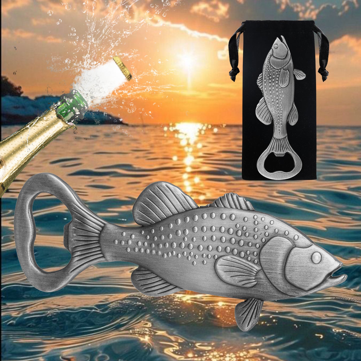 Creative Sea Bass Bottle Opener - Unique Bar Tool for Enthusiasts