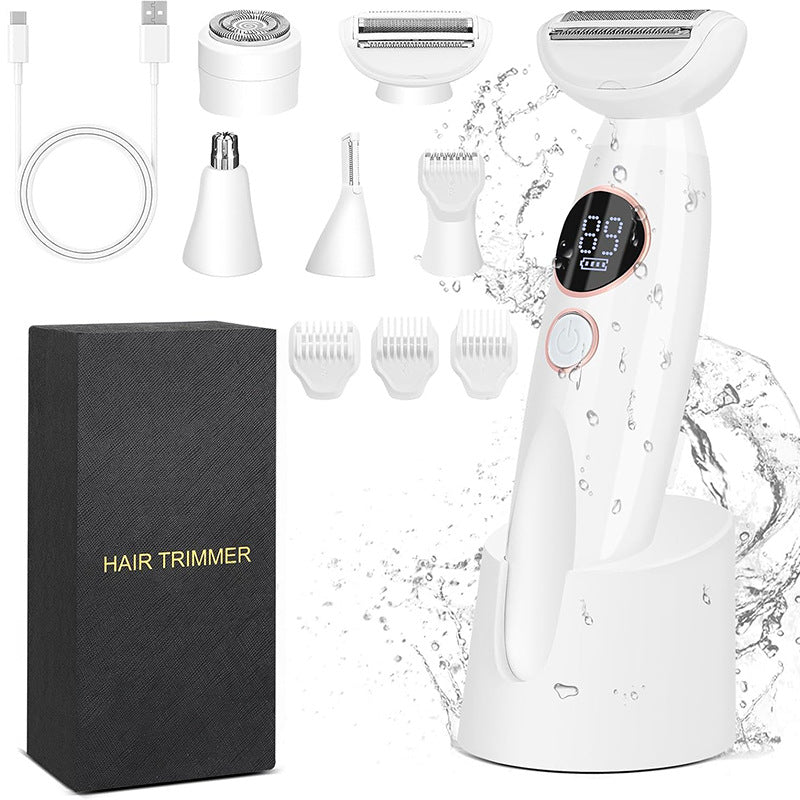 5-in-1 Women's Waterproof Body Hair Shaver