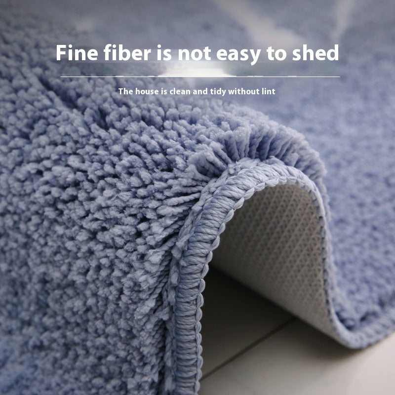 Thickened Absorbent Bathroom Floor Mat Carpet - Non-Slip, Quick Dry