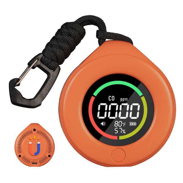 Carbon Monoxide Air Quality Detector with Alarm - Multiple Standards