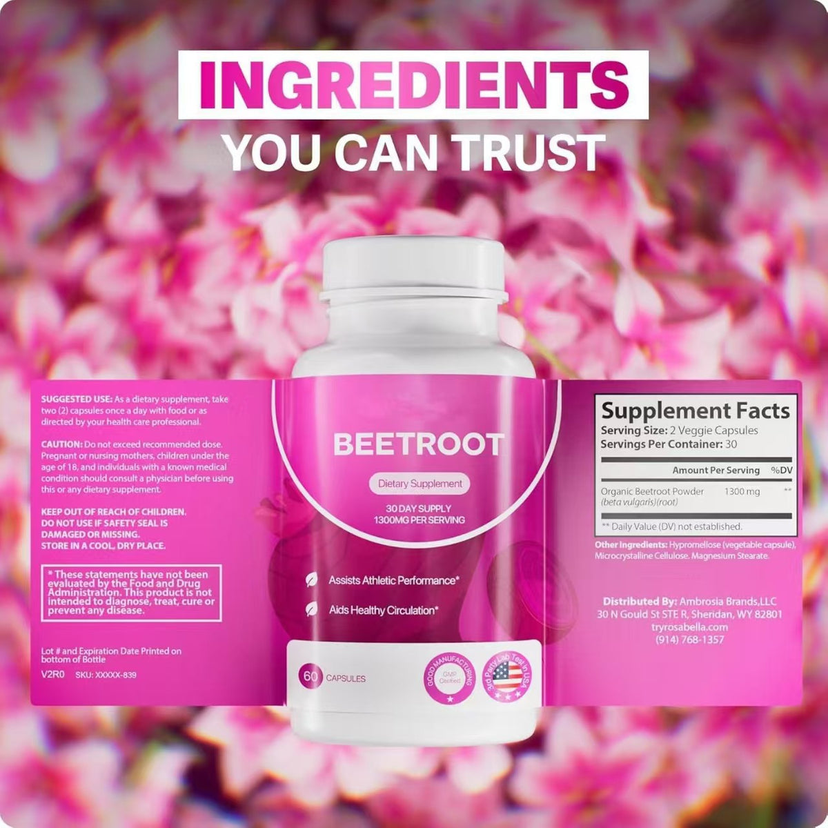 Moringa & Beet Root Health Capsules