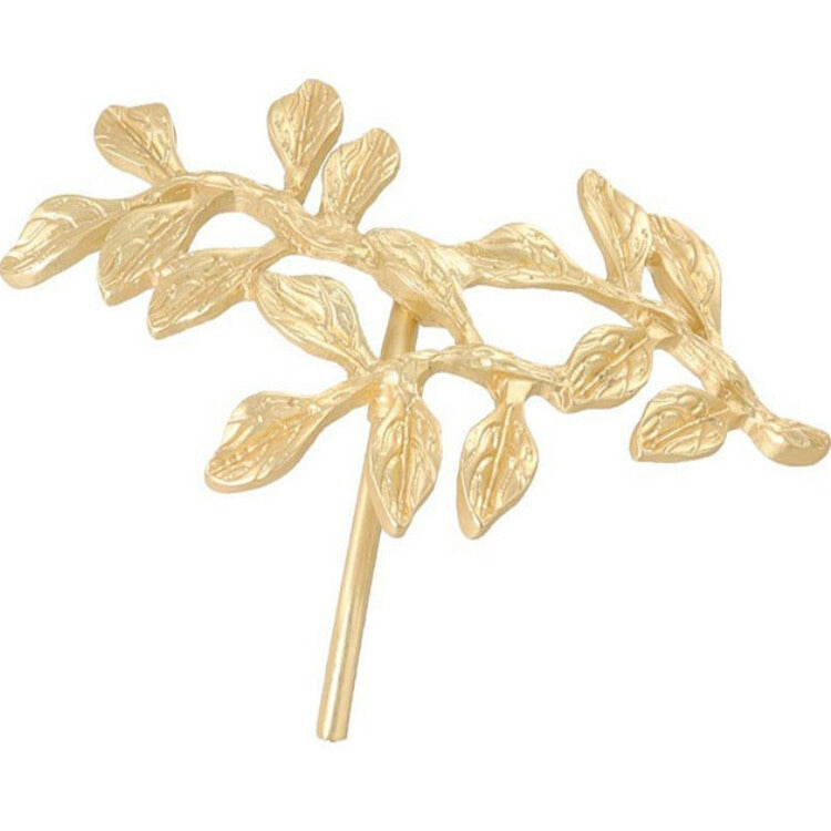 Leaf Shape Ponytail Clip Hairpin for Women Personalized Hair Accessory
