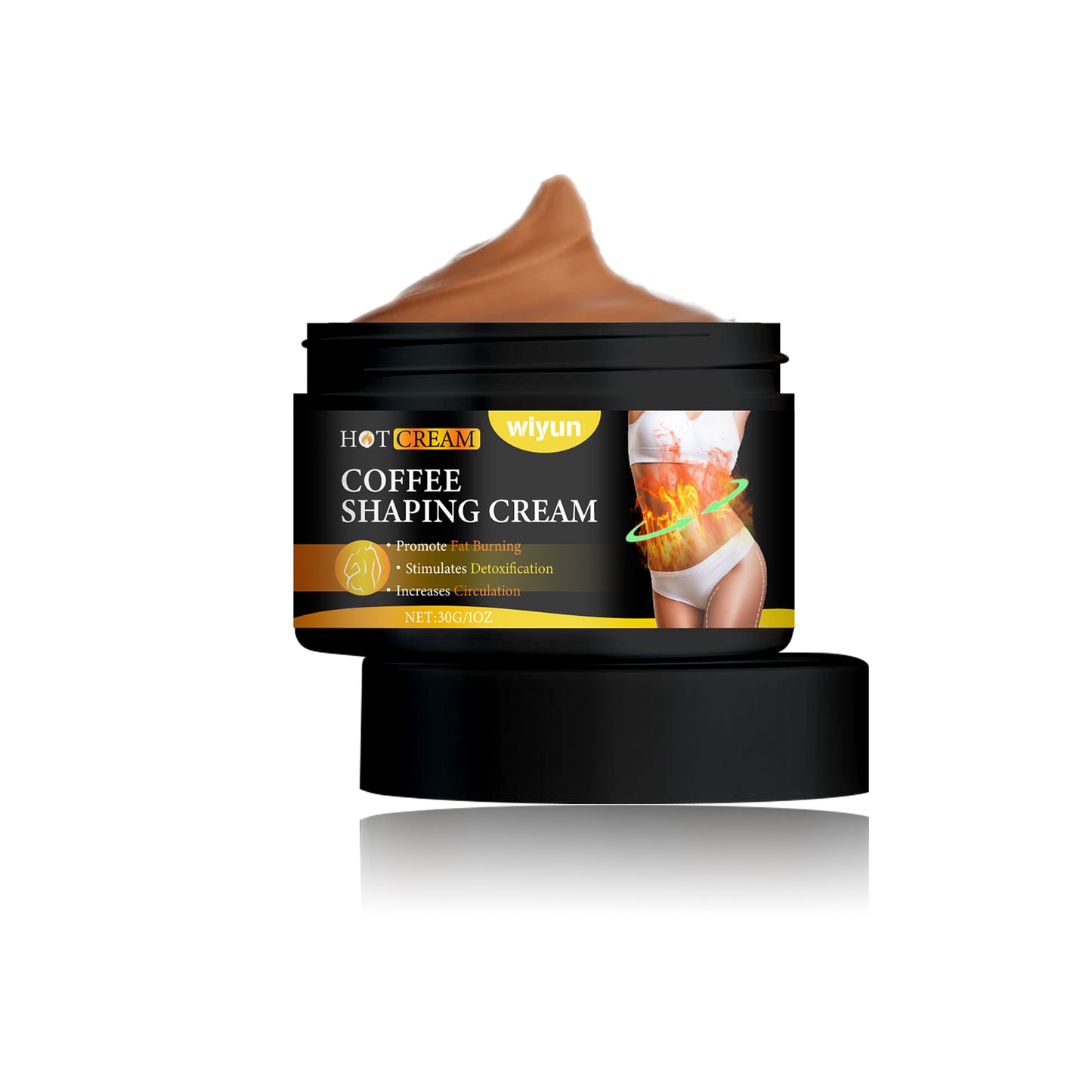 Firming Body Massage Cream with Ginger & Coffee Extract - Multiple Sizes