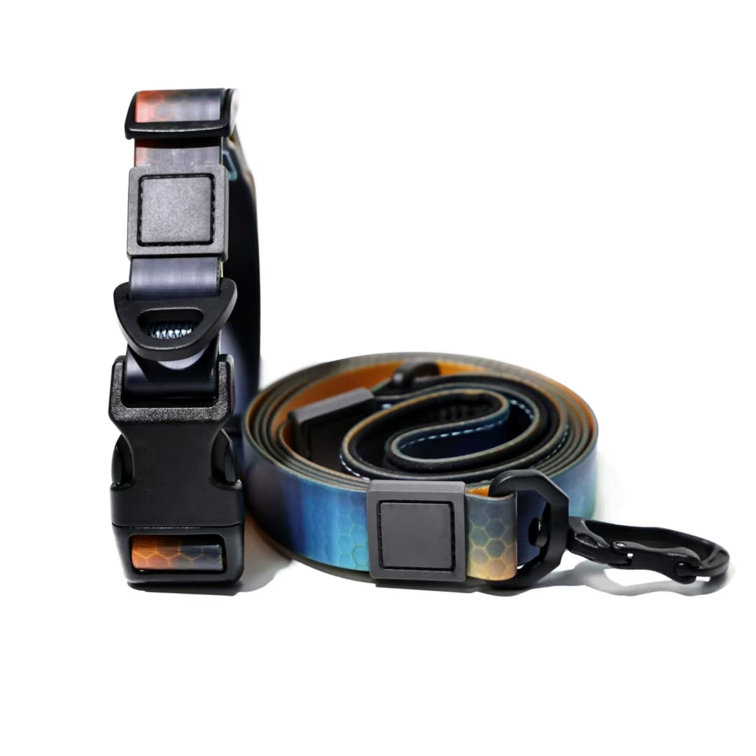 Waterproof Dog Leash Set with PVC Coating - Traction Rope for Outdoor Walks