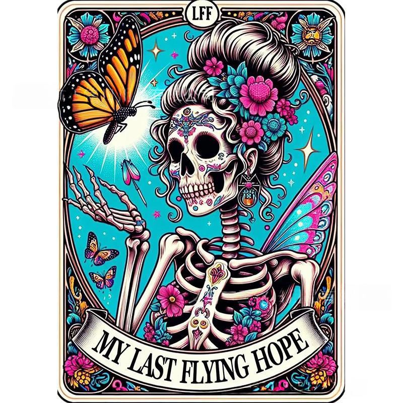 Halloween Skull 5D DIY Diamond Painting Full Drill Wall Art Kit - 30x40cm