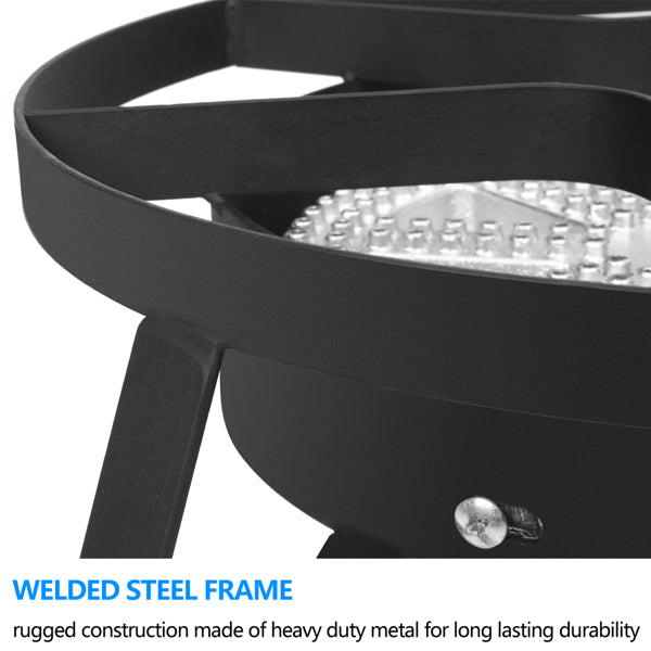 Outdoor Gas Burner Stove 200,000 BTU High Pressure Propane Cooker Kit