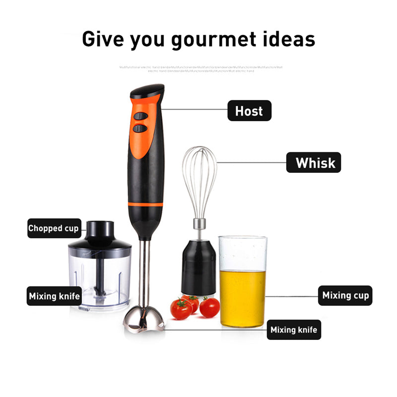 Multifunction Food Mixer Processor - Juicing, Mincing, Blending, 300W