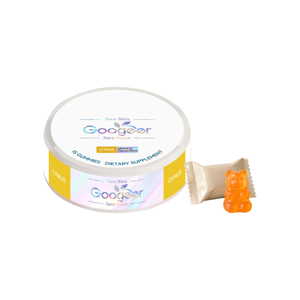 Herbal Energy Gummies with Citrus & Rhodiola - 15 Pack
