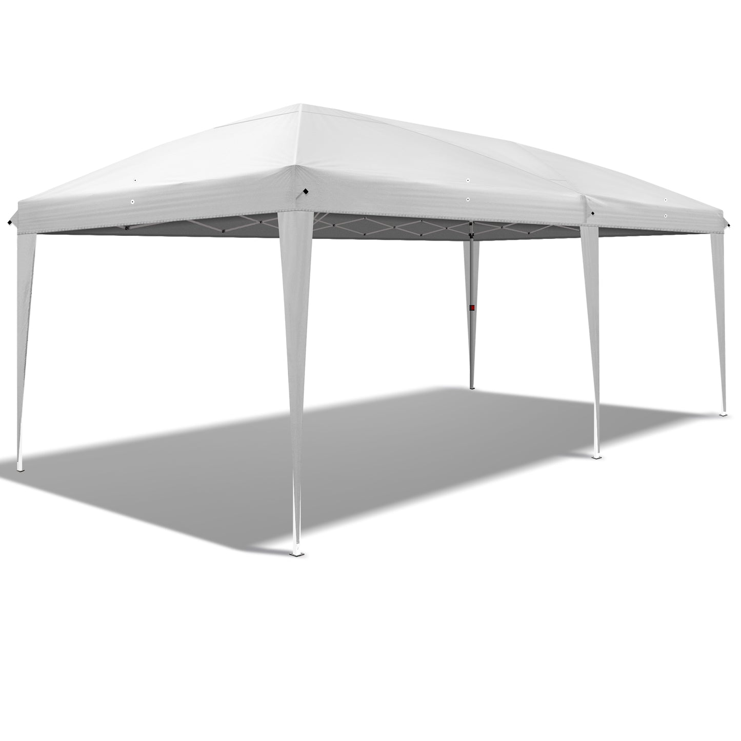 20x10ft White Waterproof Folding Tent with 2 Windows