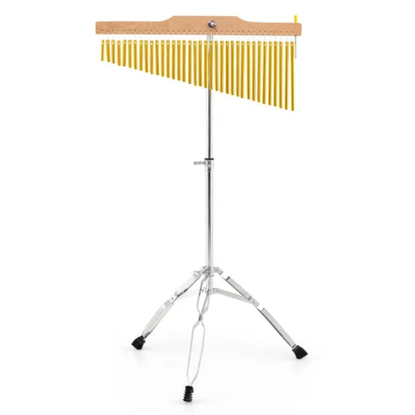 36-Tube Wind Chime with Adjustable Tripod Stand - Portable Percussion Instrument