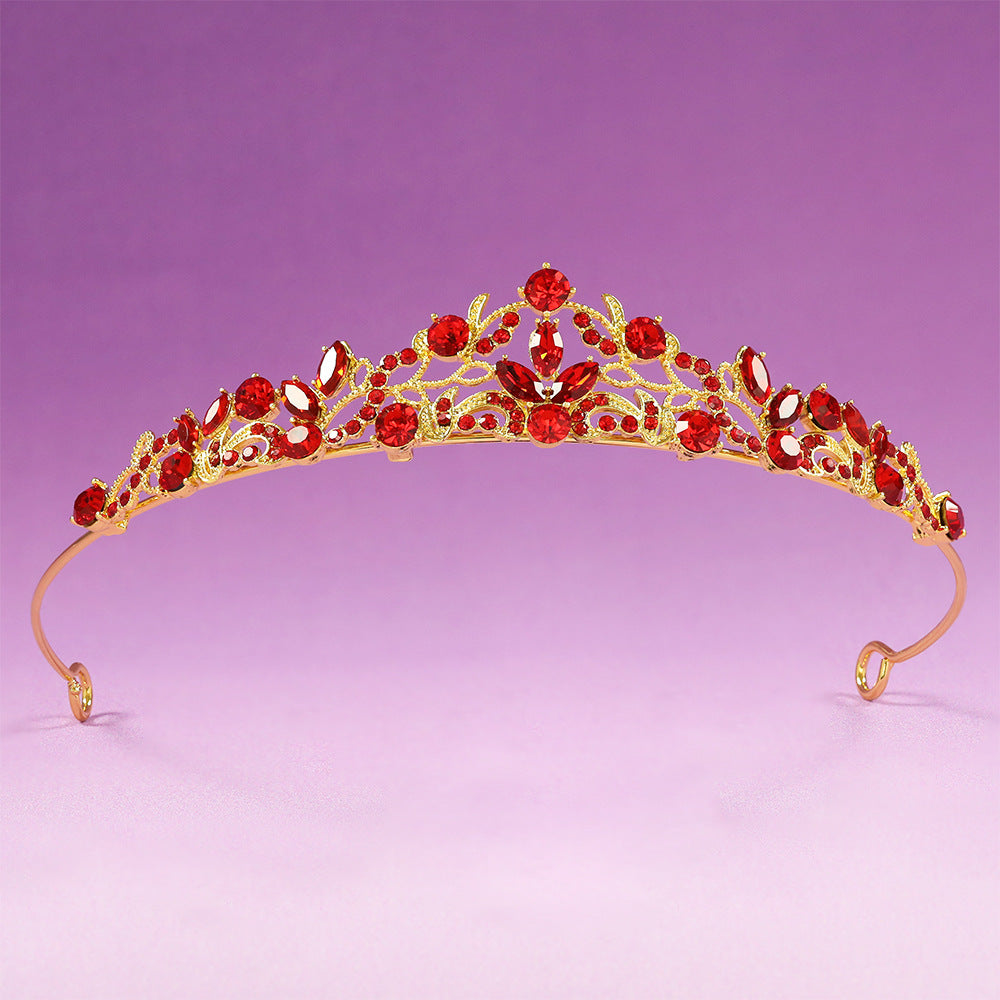 Diamond Crown Hairband - Rhinestone Tiara Headpiece